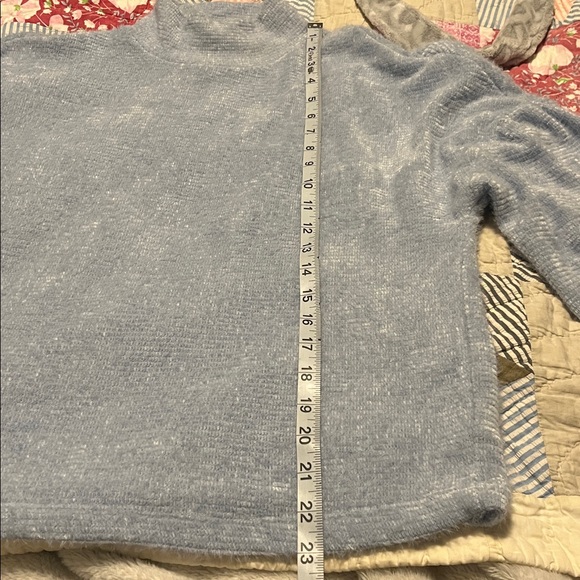 Sanctuary Cozy Light Blue Turtleneck Sweater - Picture 11 of 12